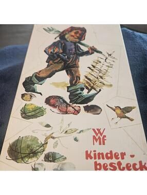 Vintage WMF Max & Moritz Kinderbesteck Silverplate Children Flatware Set Germany